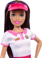 Barbie Skipper Pizzeria Waitress Doll with Accessories Pizza & Takeout Box for Kid Ages 3+